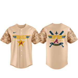 Atlanta Braves Top Gun Night 2026 Baseball Jersey