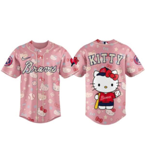 Atlanta Braves x Hello Kitty 2026 Baseball Jersey