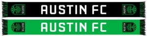 Austin FC Two Tone Graphic Scarf - Soccer Fan Winter Accessory