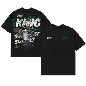 Black Conor McGregor King Boxy T-Shirt