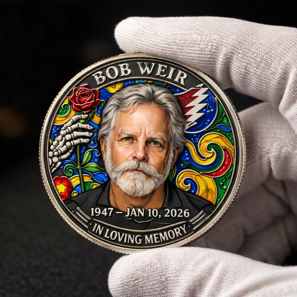 Bob Weir Music Legend Grateful Dead Commemorative Coin 2 Bob Weir Music Legend Grateful Dead Commemorative Coin