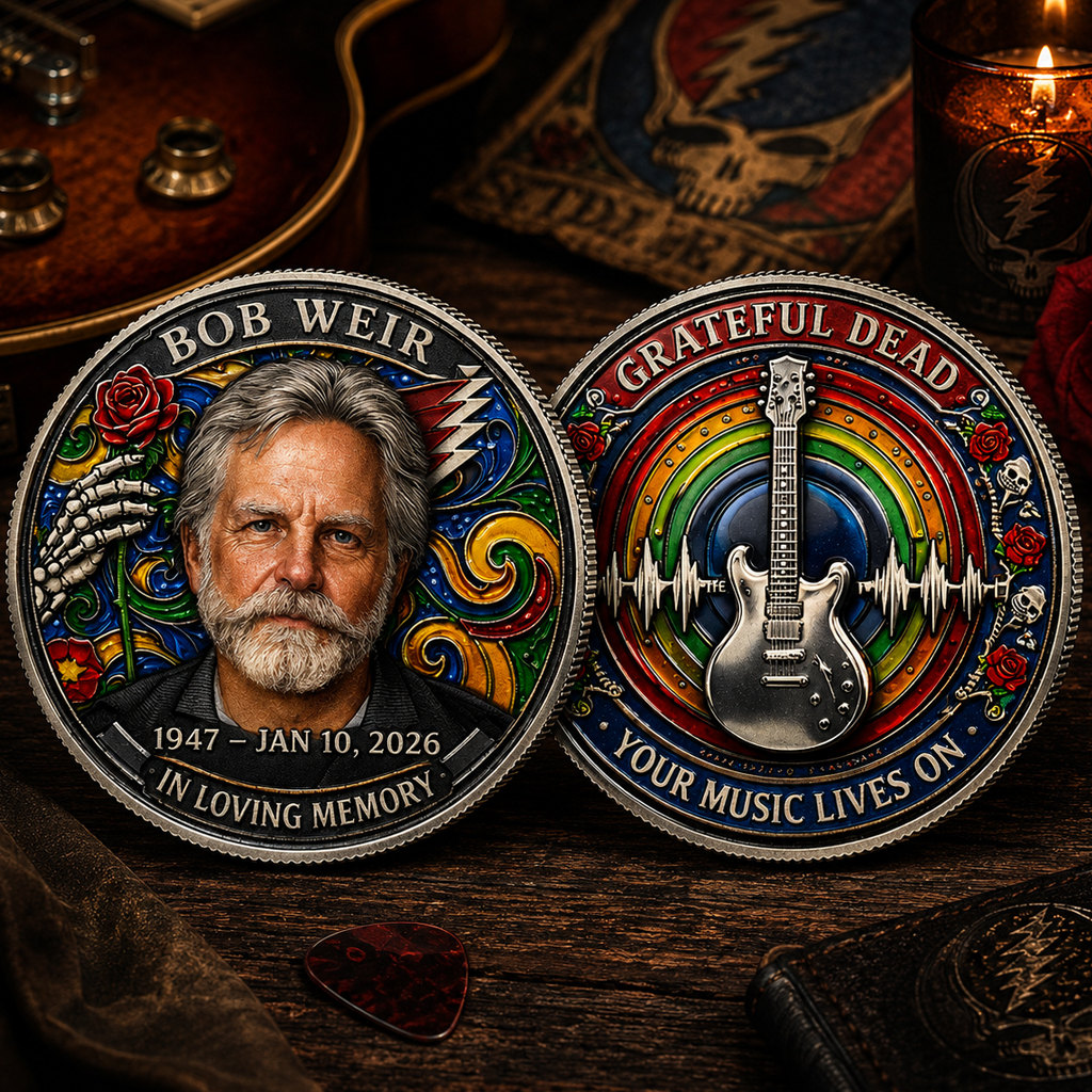 Bob Weir Music Legend Grateful Dead Commemorative Coin 3 Bob Weir Music Legend Grateful Dead Commemorative Coin