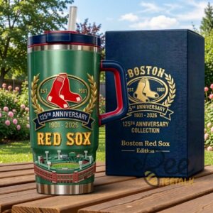 Unisex Boston Red Sox 125Th Graphic Tumbler for Fans