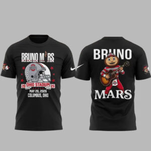 Bruno Mars x Ohio State Buckeyes The Romantic Tour 2026 Shirt