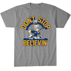 Buffalo Sabres Zach Benson Don't Stop Believin' T-Shirt