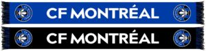 Club De Foot Montreal Two Tone Graphic Scarf - Fan Winter Accessory