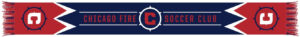 Chicago Fire Club Graphic Scarf for Soccer Fans