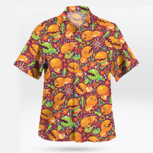 Trapinch Hawaiian Shirt Pokémon-Inspired Tropical Button-Up for Fans