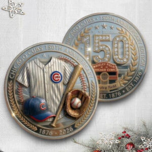 Chicago Cubs Baseball 1876-2026 150Th Anniversary Commemorative Coin