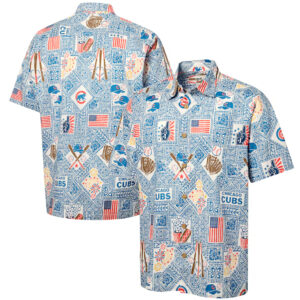 Chicago Cubs Blue Americana 2026 Hawaiian Shirt