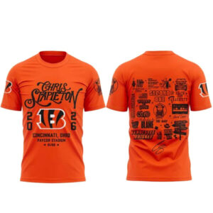 Cincinnati Bengals x Chris Stapleton All-American Road Show 2026 T-Shirt