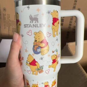 Unisex Classic Winnie The Pooh Cup Graphic Tumbler for Fans