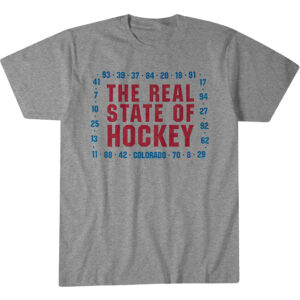 Colorado The Real State of Hockey T-Shirt