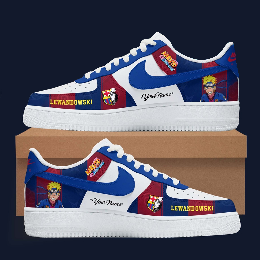 Custom Name Barcelona Lewandowski x Naruto Shippuden 2026 Air Force 1 Sohes Sneakers 1 Custom Name Barcelona Lewandowski x Naruto Shippuden 2026 Air Force 1 Sohes Sneakers