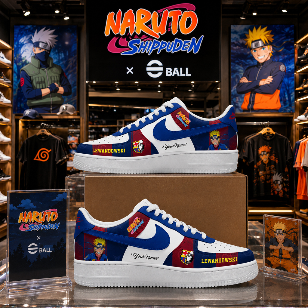 Custom Name Barcelona Lewandowski x Naruto Shippuden 2026 Air Force 1 Sohes Sneakers 2 Custom Name Barcelona Lewandowski x Naruto Shippuden 2026 Air Force 1 Sohes Sneakers