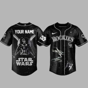 Custom Name Colorado Rockies x Star Wars 2026 Baseball Jersey