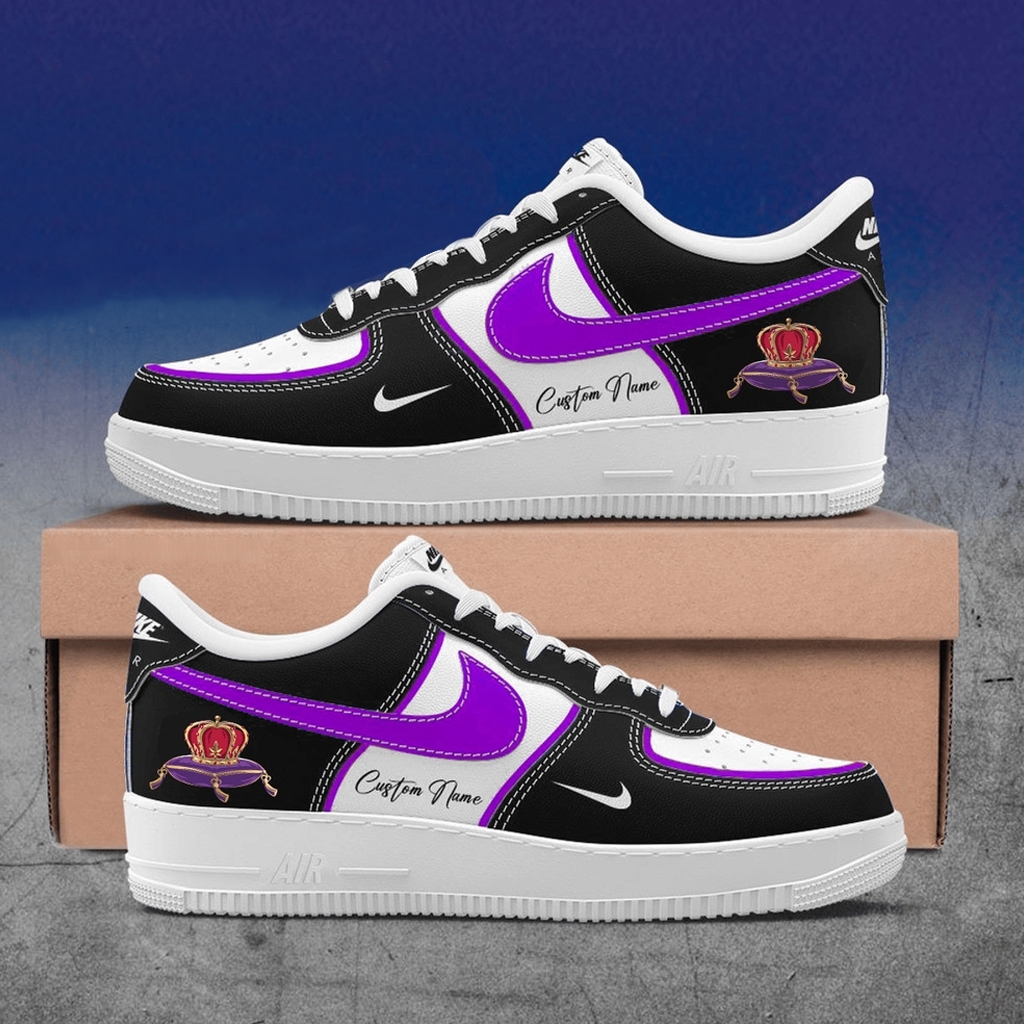 Custom Name Crown Royal Air Force 1 Shoes Sneakers 2 Custom Name Crown Royal Air Force 1 Shoes Sneakers
