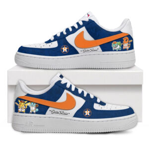 Custom Name Houston Astros x Pokémon Night 2026 Air Force 1 Shoes Sneakers