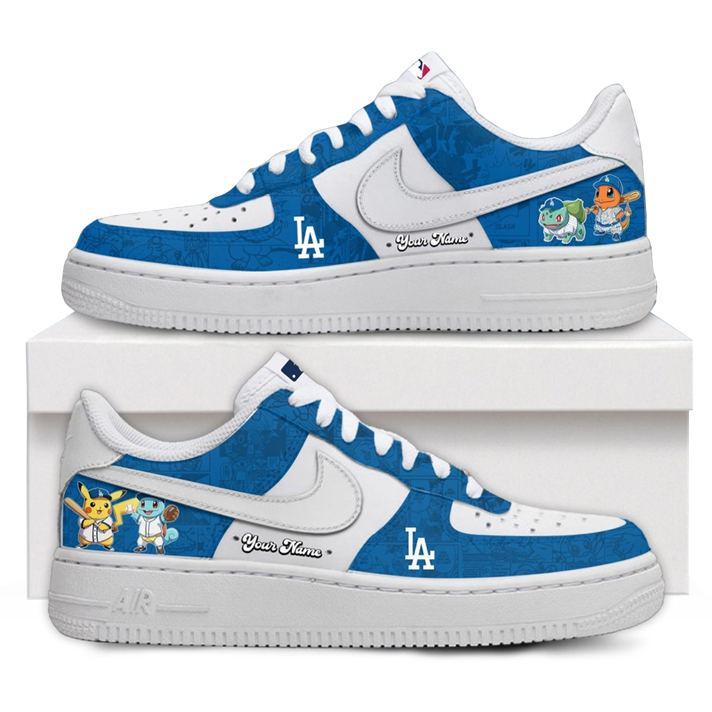 Custom Name Los Angeles Dodgers x Pokémon Night 2026 Air Force 1 Shoes Sneakers 1 Custom Name Los Angeles Dodgers x Pokémon Night 2026 Air Force 1 Shoes Sneakers
