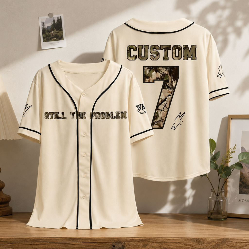 Custom Name Morgan Wallen Merch Still The Problem Tour 2026 Baseball Jersey 2 Custom Name Morgan Wallen Merch Still The Problem Tour 2026 Baseball Jersey