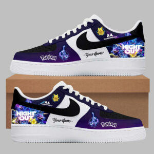 Custom Name Pokémon Night Out 2026 x Marshmello Air Force 1 Shoes Sneakers