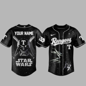 Custom Name Texas Rangers x Star Wars 2026 Baseball Jersey
