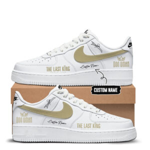 Custom Name The Last King World Tour 2026 White Air Force 1 Shoes Sneakers