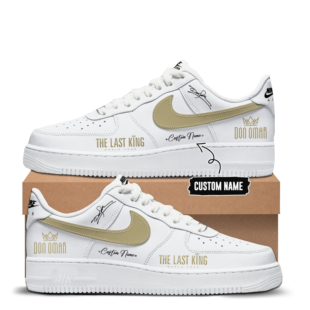Custom Name The Last King World Tour 2026 White Air Force 1 Shoes Sneakers 1 Custom Name The Last King World Tour 2026 White Air Force 1 Shoes Sneakers