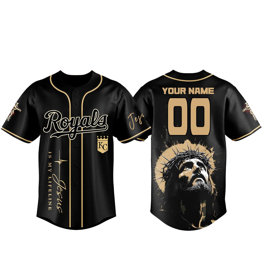 Custom Name and Number Kansas City Royals JS Faith 2026 Baseball Jersey 1 Custom Name and Number Kansas City Royals JS Faith 2026 Baseball Jersey