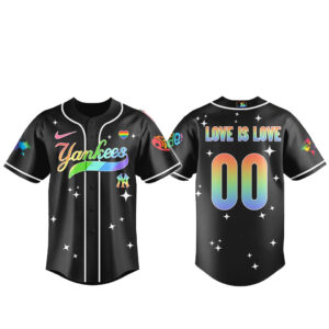 Custom NumberNew York Yankees Diamond with Pride Baseball Jersey