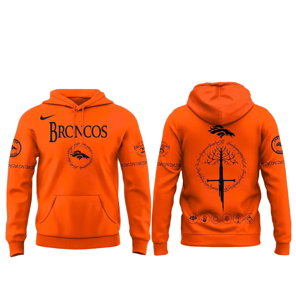 Denver Broncos Lord of The Rings Night 2026 Shirt 2 Denver Broncos Lord of The Rings Night 2026 Hoodie