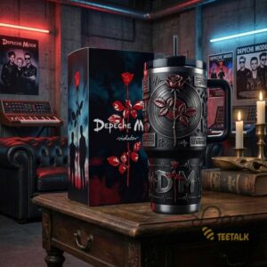 Unisex Depeche Mode Violator With Handle Graphic Tumbler for Fans