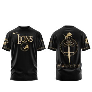 Detroit Lions Lord of The Rings Night 2026 T-Shirt