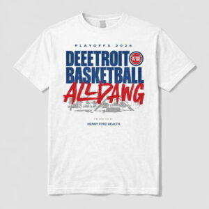 Detroit Pistons Playoffs 2026 Deeetroit Basketball All Dawg Shirt