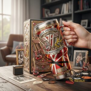 Unisex Eddie Van Halem With Handle Graphic Tumbler for Fans