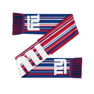 Unisex New York Giants Hyper Stripe Big Logo Graphic Scarf for Sports Fans