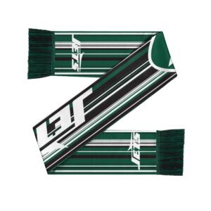 Unisex New York Jets Hyper Stripe Big Logo Graphic Scarf for Sports Fans