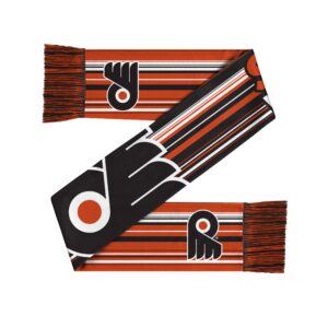 Unisex Philadelphia Flyers Hyper Stripe Big Logo Graphic Scarf for Sports Fans