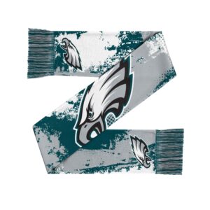Unisex Philadelphia Eagles Paintbrush Printed Graphic Scarf for Sports Fans
