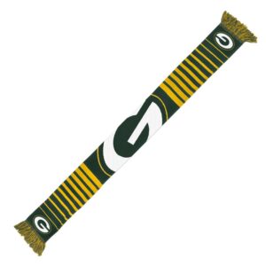 Unisex Green Bay Packers Big Logo Graphic Scarf for Football Fans