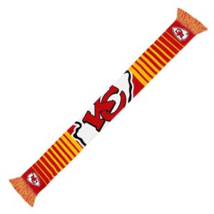Unisex Kansas City Chiefs Big Logo Graphic Scarf for Sports Fans