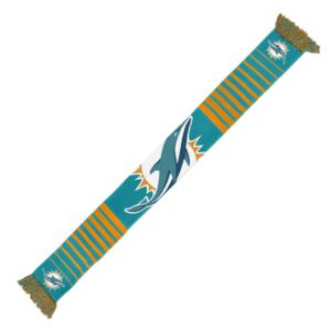 Unisex Miami Dolphins Big Logo Graphic Scarf for Sports Fans