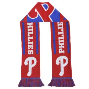 Unisex Philadelphia Phillies Big Logo Graphic Scarf for Sports Fans