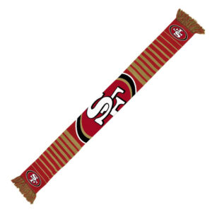 Unisex San Francisco 49ers Big Logo Graphic Scarf for Sports Fans