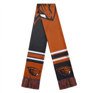 Unisex Oregon State Beavers Color Block Big Logo Graphic Scarf for Sports Fans