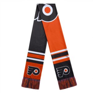 Unisex Philadelphia Flyers Color Block Big Logo Graphic Scarf for Sports Fans