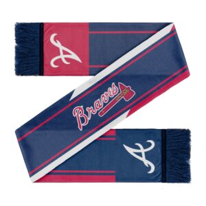 Unisex Atlanta Braves Colorwave Wordmark Graphic Scarf for Baseball Fans
