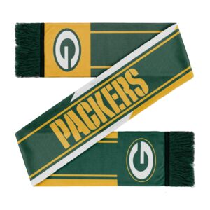Unisex Green Bay Packers Colorwave Wordmark Graphic Scarf for Football Fans