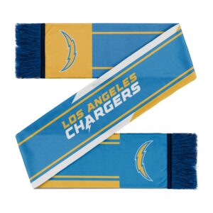 Unisex Los Angeles Chargers Colorwave Wordmark Graphic Scarf for Sports Fans