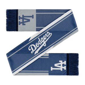 Unisex Los Angeles Dodgers Colorwave Wordmark Graphic Scarf for Baseball Fans